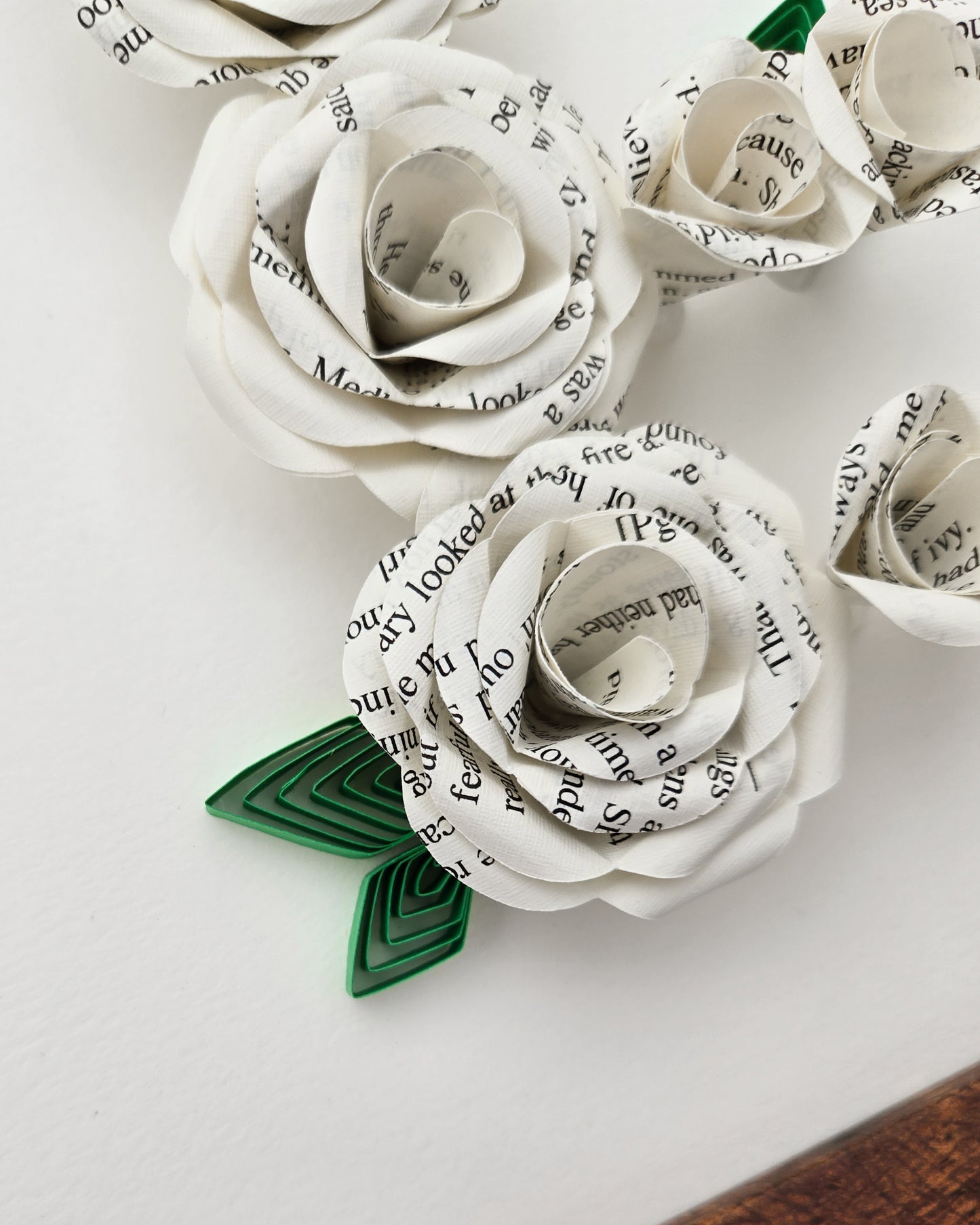 Large Framed Paper Flower Art - Key Design