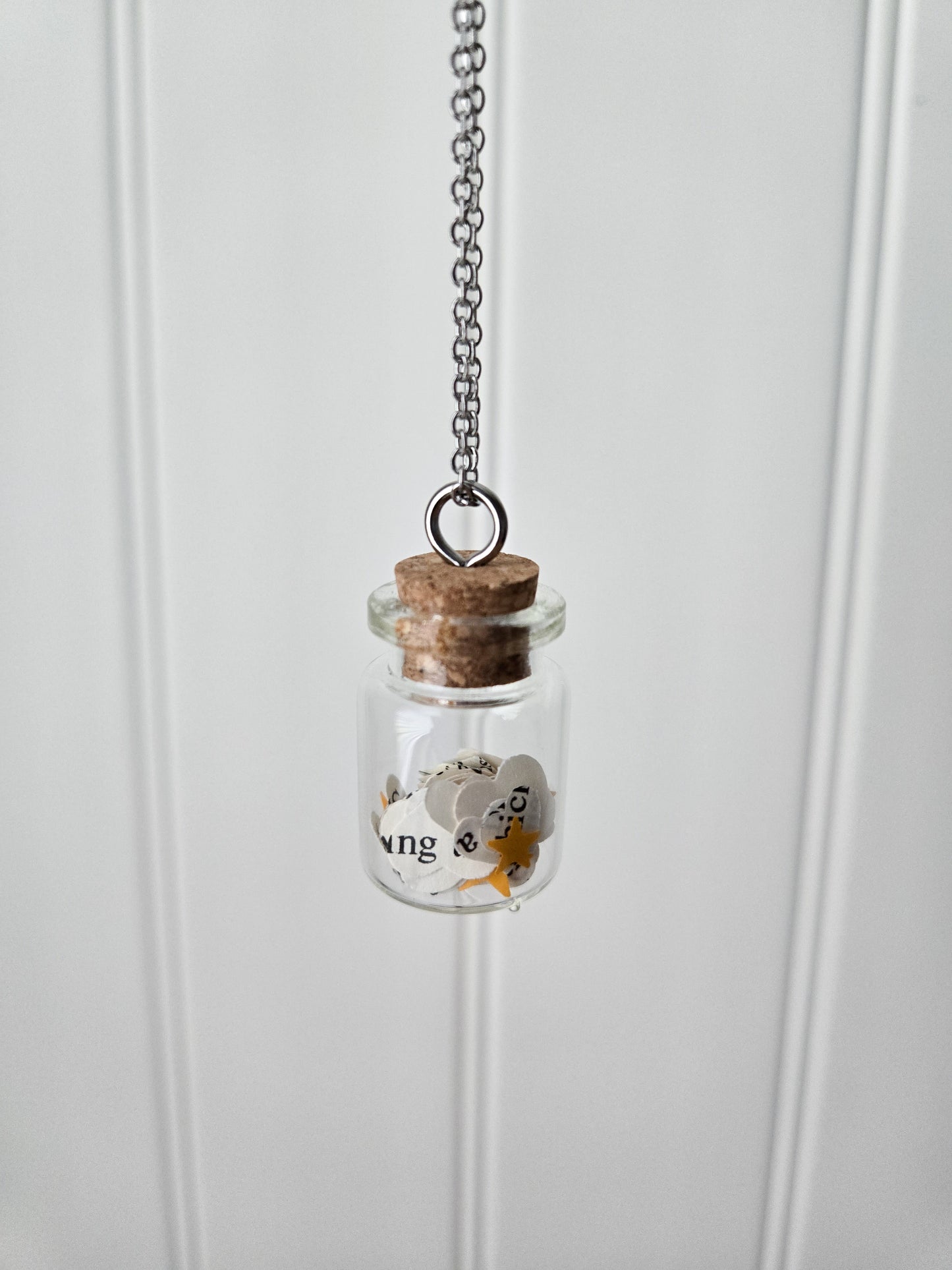 Wish Jar Bookish Necklace - Stars