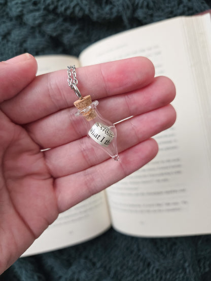 Book Seed Literary Necklace