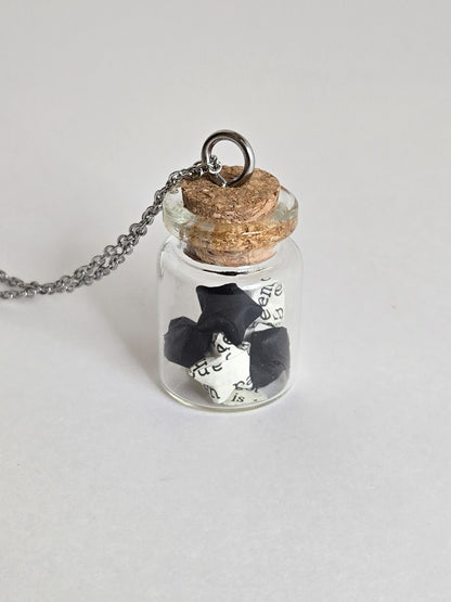 Wish Jar Bookish Necklace - Stars